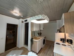 Apartment with sauna and fireplace