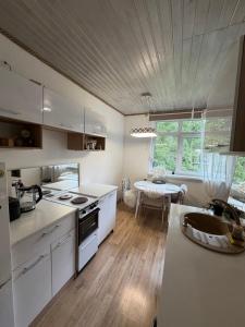 Apartment with sauna and fireplace