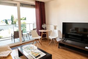 Large two-room apartment near city centre