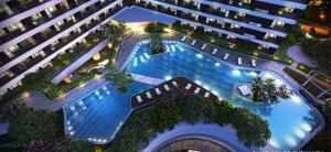 Central Makati Place with Queen bed and 55 inch SMART TV