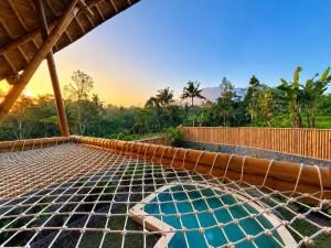 Golden paddy bamboo house -by sunrise hill