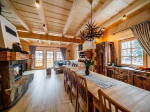 Comfortable mountain-style house with a SPA area