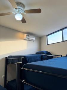Apartment with memory foam beds and one and half bathrooms