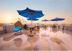Blue Pyramids Eyes Hotel