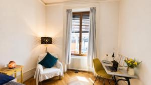 Quarto acolhedor no coração de Genebra a poucos passos do Lago Léman