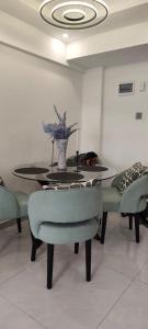 The modern executive serene suites with amazing breathtaking city views ,fully equipped gym , swimming pool and private ample parking space