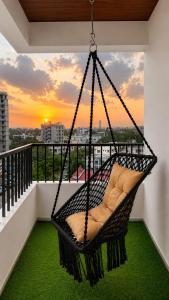 Modern 1BHK Private Two Balconies One Floor one Apartment Central Nashik
