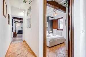 Terracotta & Wooden Beams Style in Historic Center of Rome
