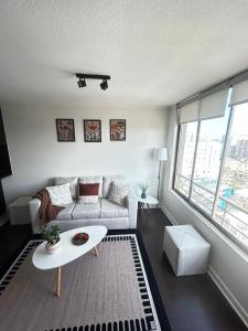 Metro UC and Lastarria Ideal location
