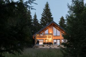 Nova Sky Lodge, Luxury Alpine Chalet with Jacuzzi and Fireplace, Baisoara