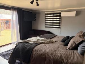 Hermoso refugio de montaña con tinaja