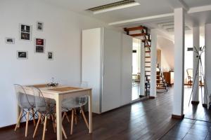 Rooftop terrace loft apartment, home cinema