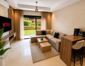 Luxury 1BR Apartment Noria Pool & Garden Marrakech
