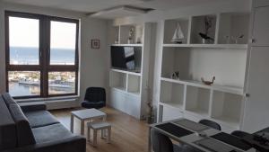Platinium Sea Towers Gdynia - widok na morze