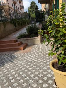 Palazzi private entrance and parking