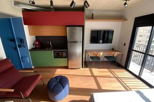 Ap 97 Design Studio c vaga prox Av Paulista e Augusta