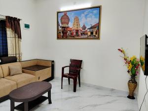 AGM Homestay- Premium AC 1BHK with Hall, Kitchen & Bath