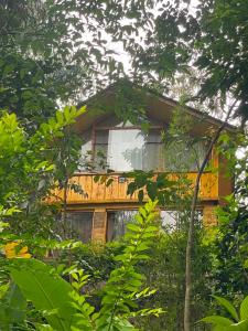 Mud and Wooden Cabin