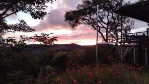 Cabina el atardecer