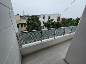 Private Room with Balcony & Rooftop Access