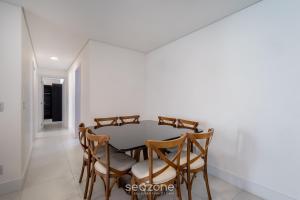 Apt 3Q Cond. Pé na Areia churrasq jacuzzi SHC0905