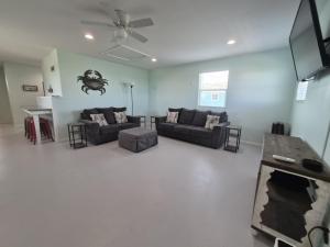 Crabby Cove, Gulf, Bay & ICW Views, Walk to Beach, Fully Side Fenced Yard, Pets OK, Bird Watching, Sleeps 5, Bolivar Peninsula
