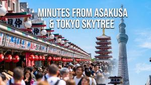 Popular Direct from the airport, perfect for getting anywhere in Tokyo, Skytree, Asakusas best access private lodging Lcuky Smile