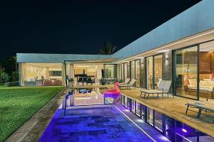Villa Maha - Piscine Chauffée, Padel, Spa, Jaccuzi et Salle de Sport - Marrakech