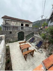 Stone house with river view