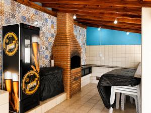 Apartamento 100m da Praia, Churrasqueira