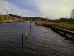 Ferienhaus Boddenkiek mit Wasserblick in Seedorf