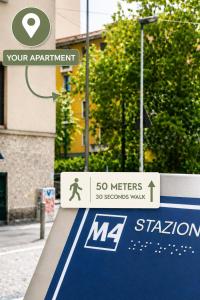 Niva - Metro 2 steps - Duomo & Linate Direct - AC
