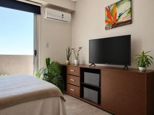 9 de Julio Park Suites- Monoambiente con amplia vista a la ciudad