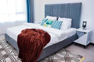 Beautifully furnished apartment with swimming pool ample parking space fully equipped gym child play area and amazing city views