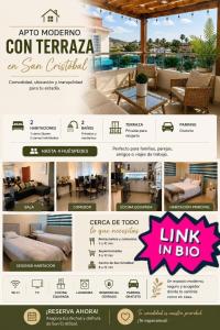 Apartamento con terraza San Cristobal link 829-518-0040