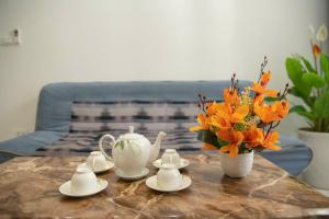 Luxury 2-bedroom apartment with a sea view and balcony