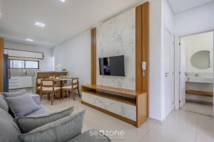 Apt c 2 suítes e churrasq. 650m da praia RGO0301
