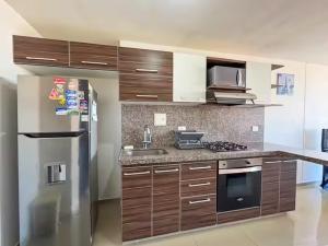 Moderno Apto 2 Hab con Balcon, Piscina, Gym y BBQ