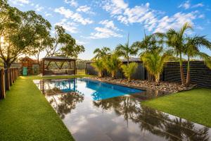 Luxe Farmhouse Retreat with Solar Heated Pool and BBQ