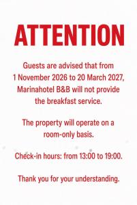 Marina Hotel B&B Adults Only