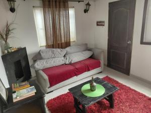 Apartastudio con baño privado y chimenea