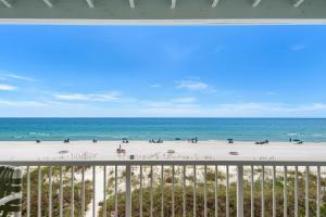 3rd-floor beachfront condo with Gulf views outdoor pool balconies WD & AC