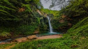 Ohtamış şelalesi bayrak tesisleri