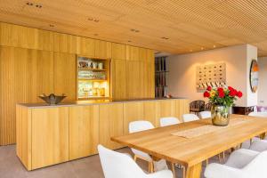 Alpine lodge at Schlern with panoramic sauna