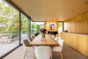 Alpine lodge at Schlern with panoramic sauna
