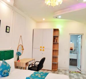 Happiest Homestay 1 - Manor Crown Huế - Căn Hộ Gia Đình 3 Phòng Ngủ Tầng Cao, Bếp Đầy Đủ, Máy Giặt Sấy Riêng