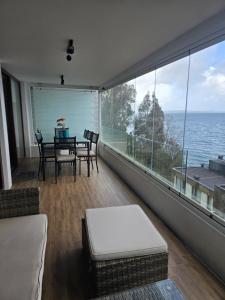 Panoramic View Lake Shore