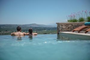 Listen to Nature in a Renovated Traditional Hilltop Villa Liodosifis with Heated Pool