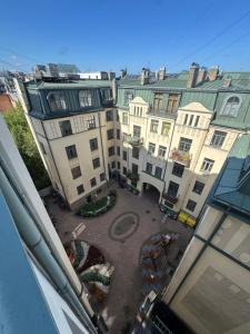 Two level apartment in the Art Nouveau area