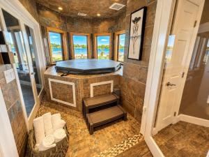 Private Island Retreat With Beach and Hot Tub
